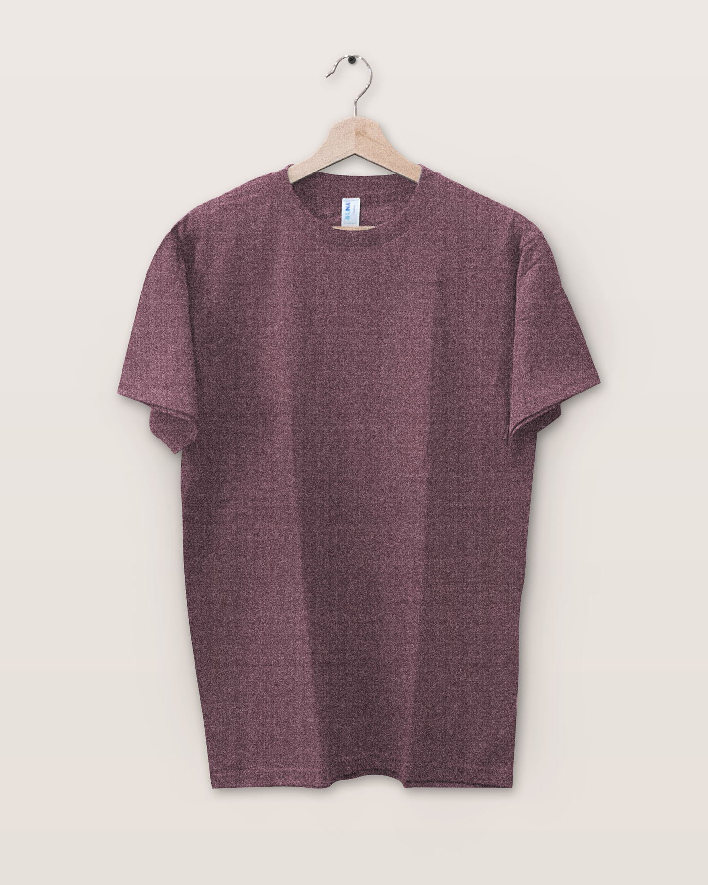 Heather Burgundy Suna Cotton® Adult T-shirt