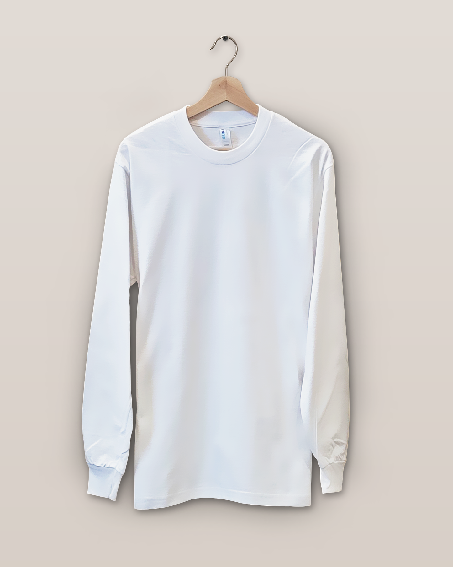 Suna Cotton® White Long Sleeve T-shirt