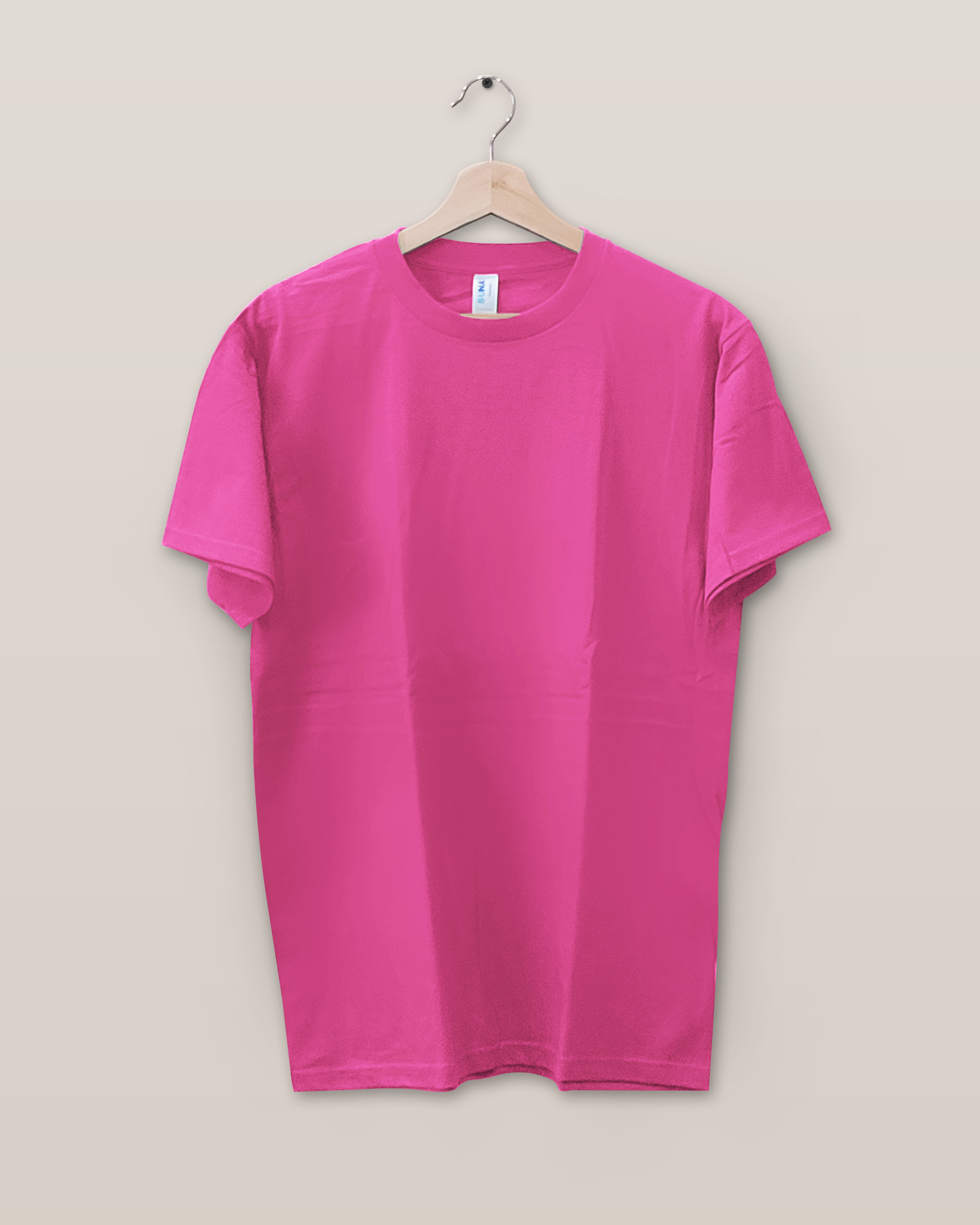 Hot Pink Suna Cotton® Adult T-shirt