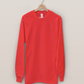 Suna Cotton® Red Long Sleeve T-shirt