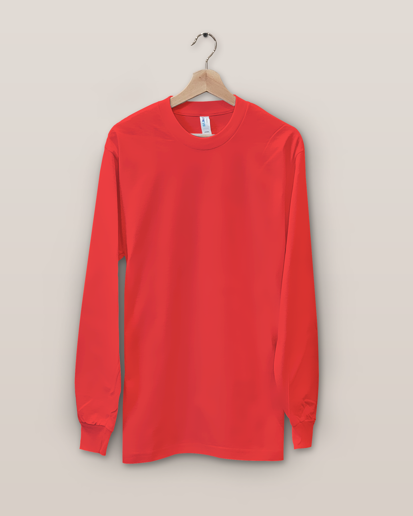 Suna Cotton® Red Long Sleeve T-shirt